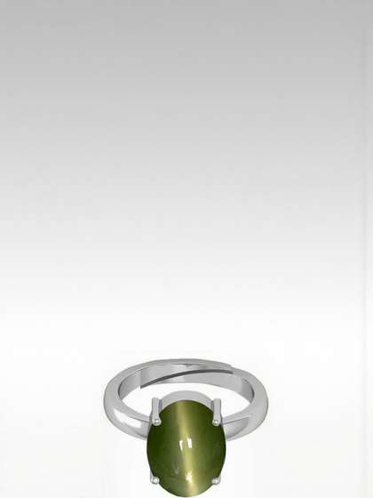 Sidharth Gems 6.25 Crt
                      Cats Eye Lehsunia Ketu Stone Oval Ring