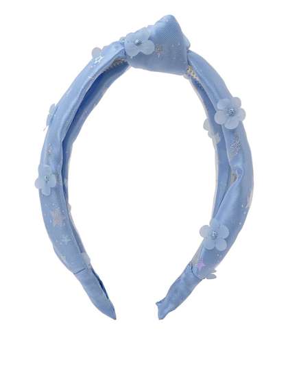 Aye Candy Kids-Girls
                    Flower Embellished Top Knot Hairband