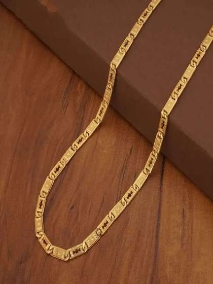 TULIPMASH Unisex
                    Gold-Plated Chain