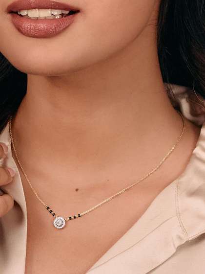 Anouk Women
                          Gold-Plated Artificial Stones and Beads
                          Mangalsutra
