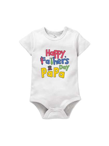Zeezeezoo Infant Kids
                    Happy Father's Day Papa Printed Pure Cotton
                    Bodysuit