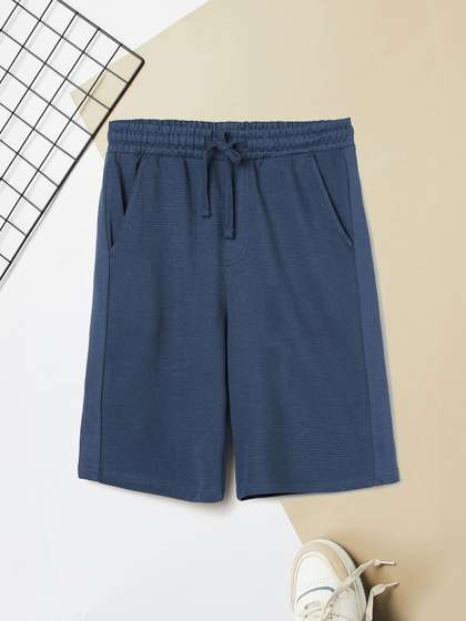 max Boys Solid Regular
                    Fit Shorts