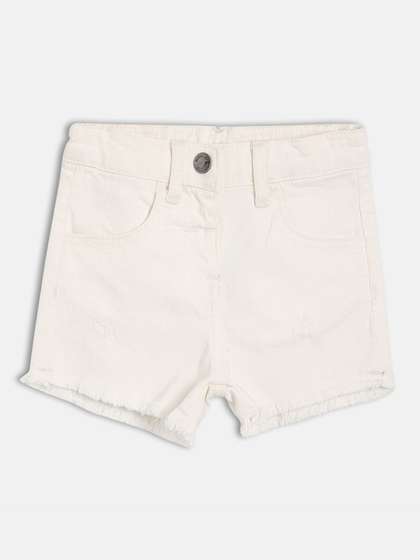 MINI KLUB Girls
                      Regular Fit Mid-Rise Cotton Short