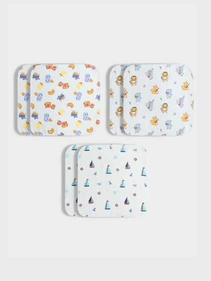 Orange Sugar Pack Of 6
                    Printed Cotton Muslin Napkins