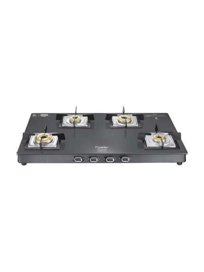 Prestige 4 Burner Glass Gas Stove