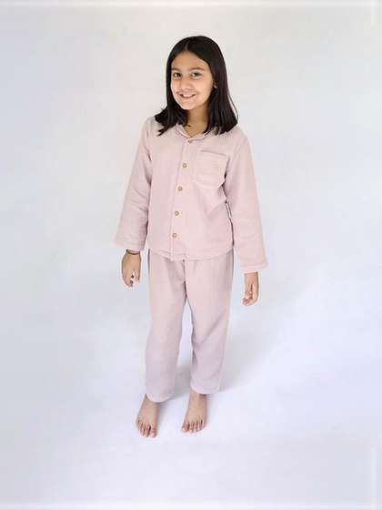 Snuggly Spaces
                    Kids-Unisex Purple Nightdress