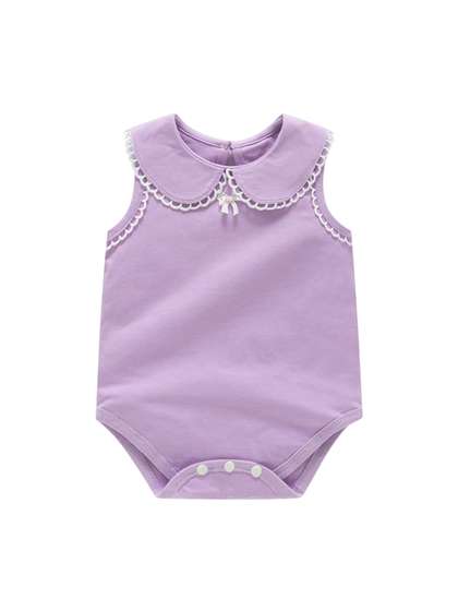 StyleCast x Revolte
                    Infant Girls Cotton Lace Insert Bodysuit