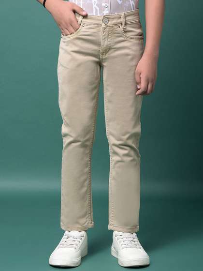 Crimsoune Club Boys Slim
                    Fit Mid-Rise Heavy Fade Stretchable Jeans