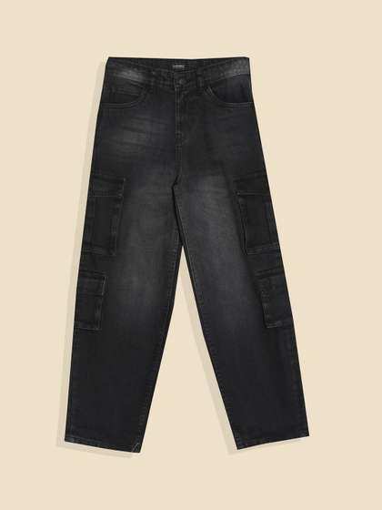 Allen Solly Junior
                    Kids-Boys Regular Fit Mid-Rise Low Distress Light
                    Fade Jeans