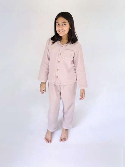 Snuggly Spaces
                    Kids-Unisex Purple Nightdress