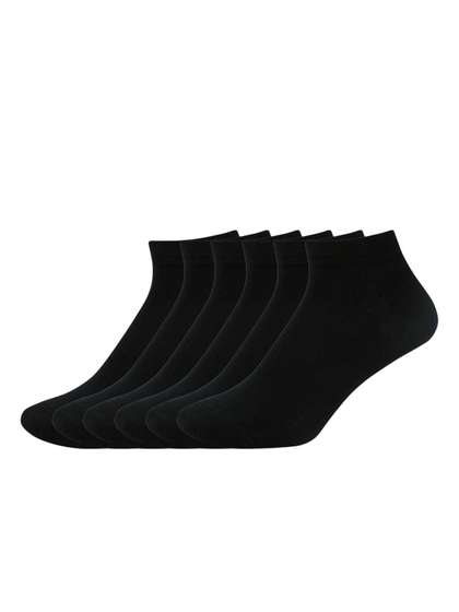 Socksxpress Men Pack Of
                    6 Cotton Ankle-Length Socks