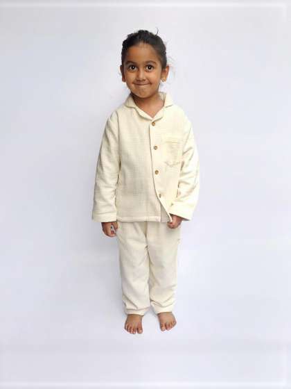 Snuggly Spaces
                      Kids-Unisex White Nightdress