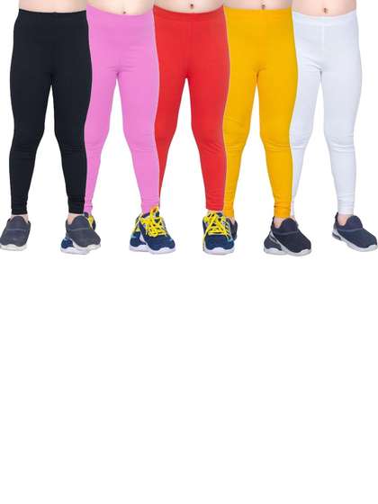 Tik Tok WEARS Girls
                      Pink Churidar Length Leggings