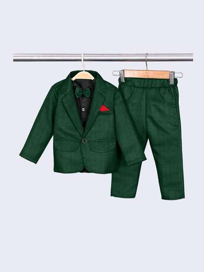 Baby Boys Coat pant
                    shirt set Baby boys Suit set 3 piece suit