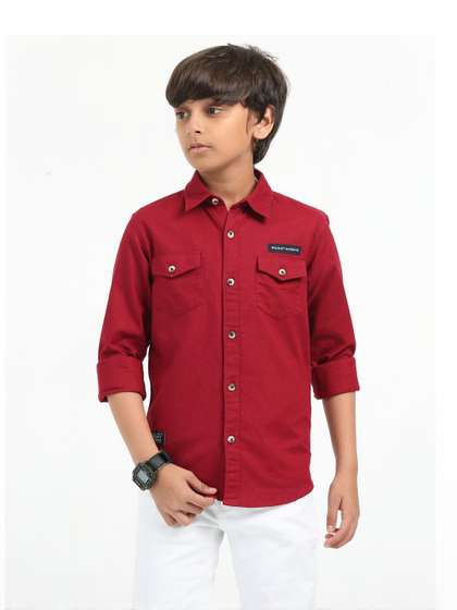 Rocket Science Boys
                    Classic Slim Fit Casual Shirt
