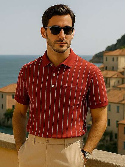 Dadu Dayal Striped Dri-FIT T-shirt