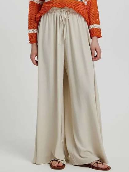 Kotty Women
                        High-Rise Easy Wash Pleated Trousers