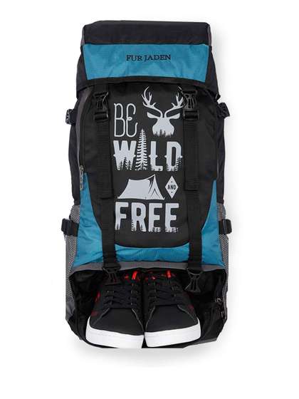 FUR JADEN Unisex
                        Embellished Backpack - 52L