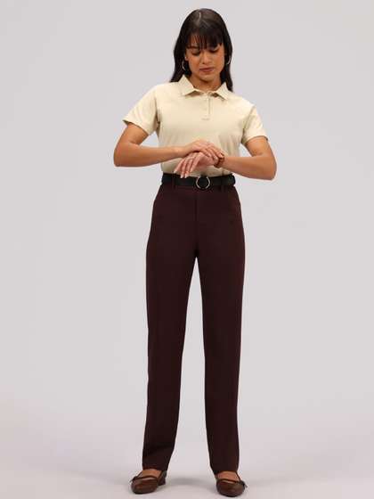 Blissclub Women
                        AM:PM Air Cotton Straight Pants Regular