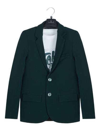 CHARCHIT Boys Full
                    Sleeves Blazers With T-Shirt