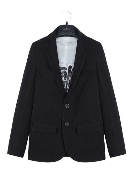 CHARCHIT Boys Full
                    Sleeves Blazers With T-Shirt