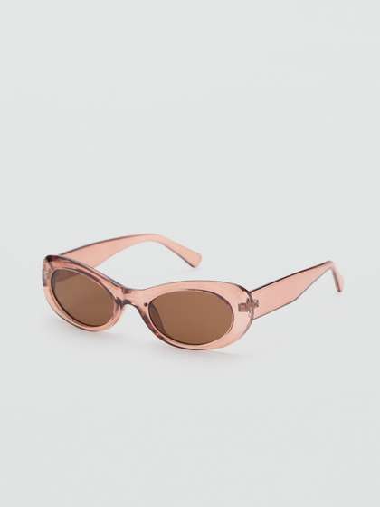 MANGO Women Oval
                        Sunglasses with UV Protected Lens - 87087669-26