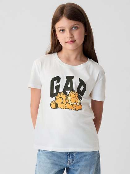 GAP Girls Garfield
                    Printed Pure Cotton T-shirt
