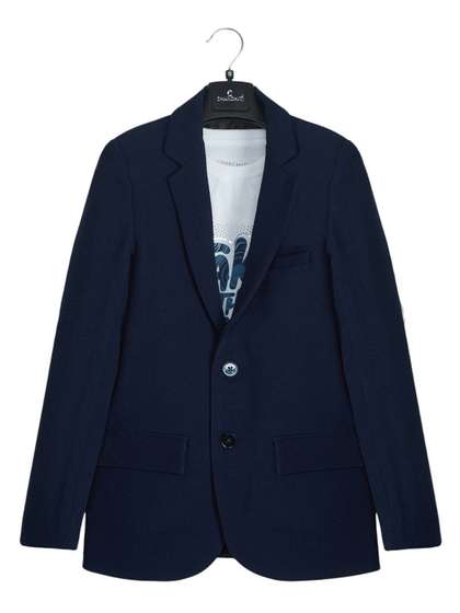 CHARCHIT Boys Full
                    Sleeves Blazers With T-Shirt
