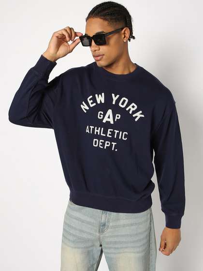 GAP Logo Embroidered
                        Crew Neck Sweatshirt