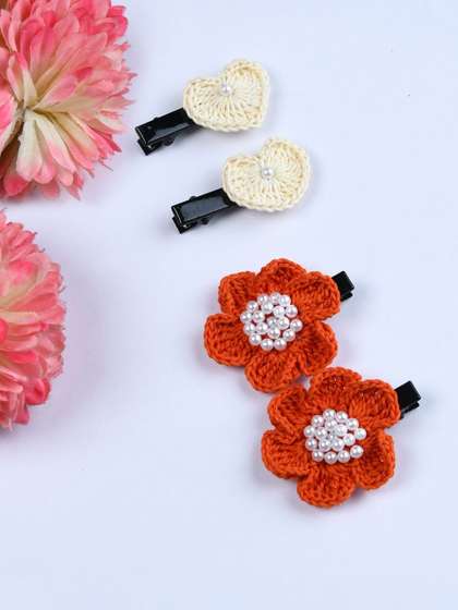 FUNKRAFTS Girls Set of
                      4 Hair Accessory Set