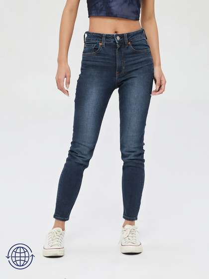 GAP Women Super
                        Skinny Fit High-Rise Light Fade Stretchable
                        Jeans