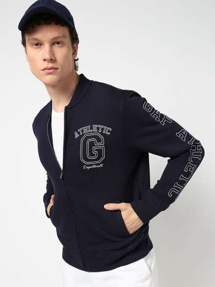 GAP Brand Logo Print
                        Front-Open Sweatshirt