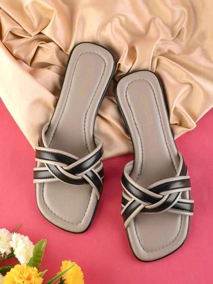 CORSICA Women Solid
                        Open Toe Flats