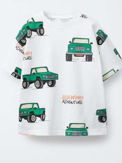 Googo Gaaga Boys
                      Sports Printed T-shirt