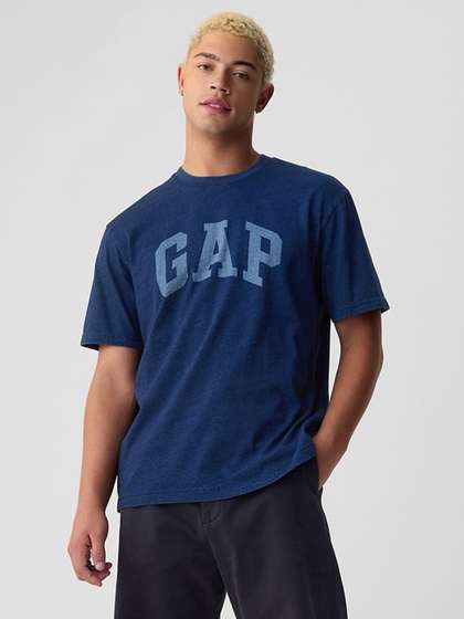 Price History of GAP Brand Logo Printed Pure Cotton T-shirt(L) by