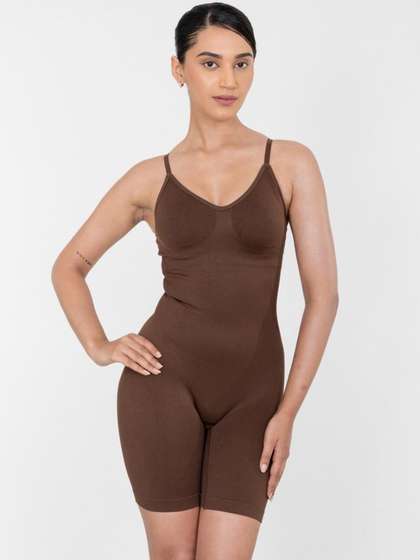 Shapercult Premium
                        Snatched Mid Thigh Bodysuit Shapewear S-6XL