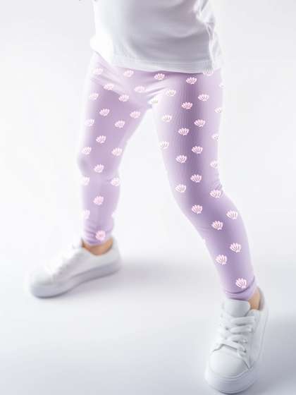 Nauti Nati Girls Cotton
                    All-over Printed Leggings