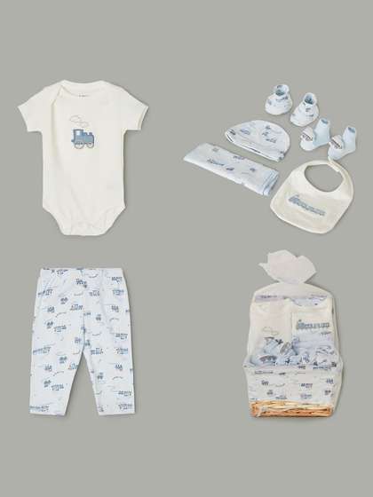 Juniors by Lifestyle
                      Infant Boys Pack Of 12-Pieces Printed Cotton Baby
                      Apparel Gift Set