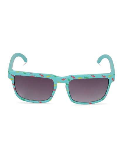 DukieKooky Unisex Kids
                    Black Lens & Blue Square Sunglasses with