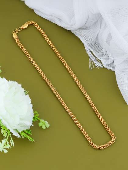 Mameraa Men Gold-Plated
                    Chain