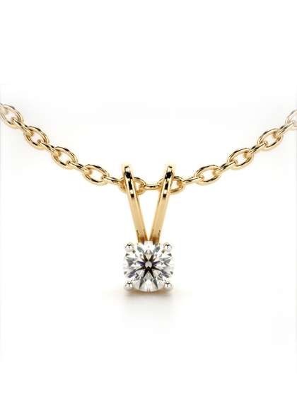 VALANOVA Hallmarked
                        18k Yellow Gold & Certified Lab Grown
                        Diamond 0.25cts Vsp0001r025