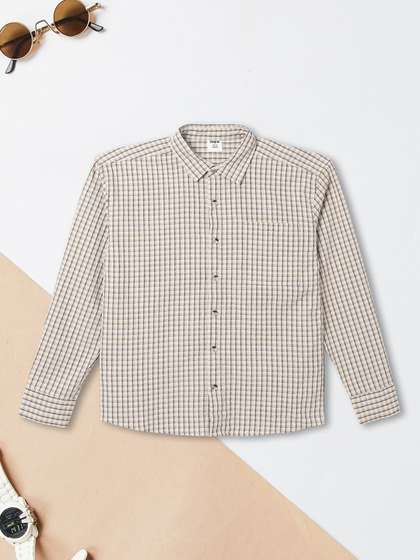 max Boys Checked Casual
                    Shirt