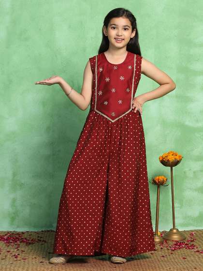 FASHION DREAM Girls
                      Basic Jumpsuit with Embroidered