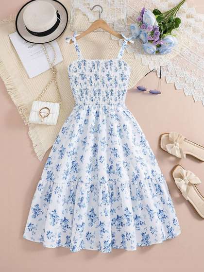 YK Print Fit & Flare
                    Maxi Dress