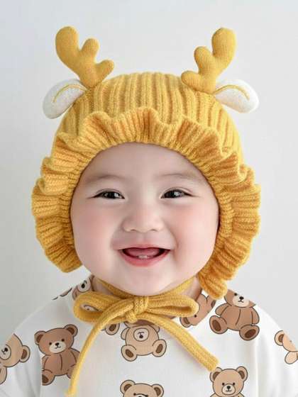 REFFER Unisex Kids
                    Woollen Beanie