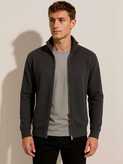 Price History of DNMX Men Zip-Front Regular Fit Sweatshirt from