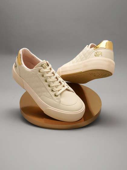 U.S. Polo Assn.
                        Women Elsa 2.0 Nude Sneakers Shoes With Quilting
                        Detail