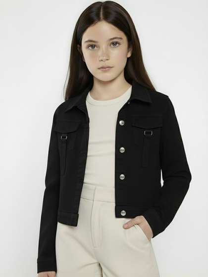 CLOTHIFY Girls
                    Lightweight Denim Jacket