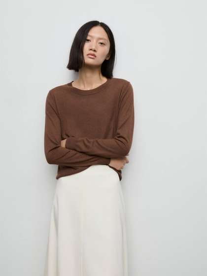 MANGO Round Neck
                        Knitted Pullover