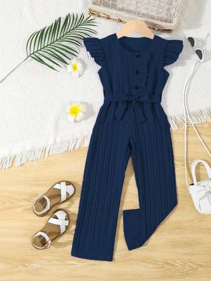 YK Girls Basic Jumpsuit